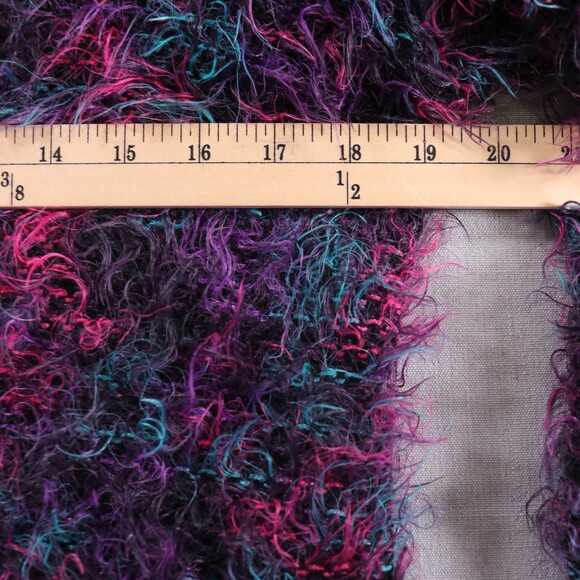 Vintage Carducci Italy Eyelash Sweater Womens M* Shaggy Artsy Colorful Knit - Picture 7 of 14